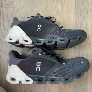 On Running Black and Gray Sneakers